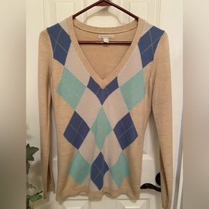 New York & Company, xs argyle sweater, gently worn